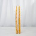 Hand Dipped Beeswax Candles (two)