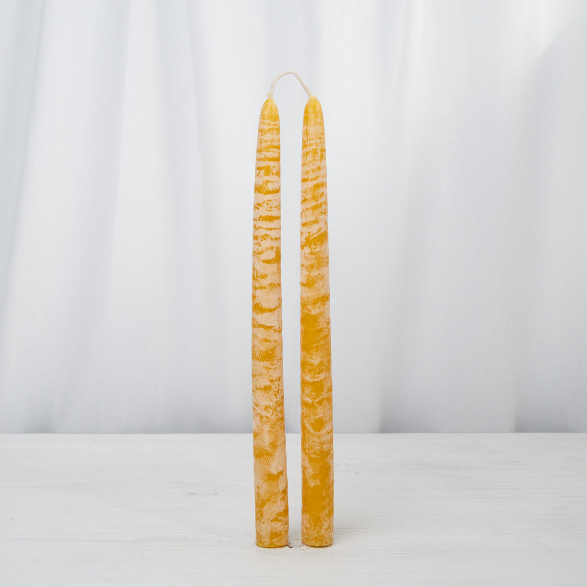 Hand Dipped Beeswax Candles (two)