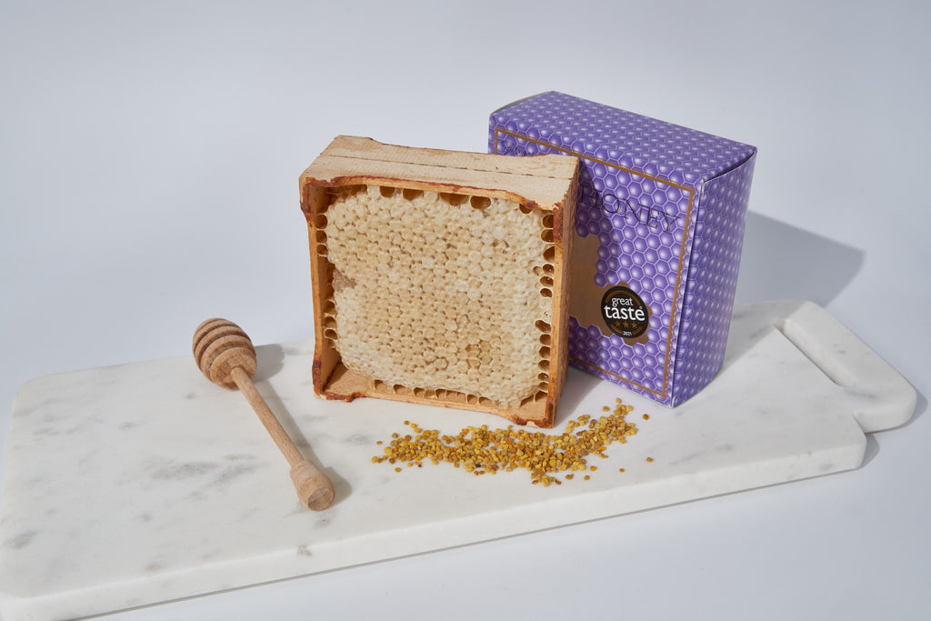 Scottish Heather Honeycomb Section