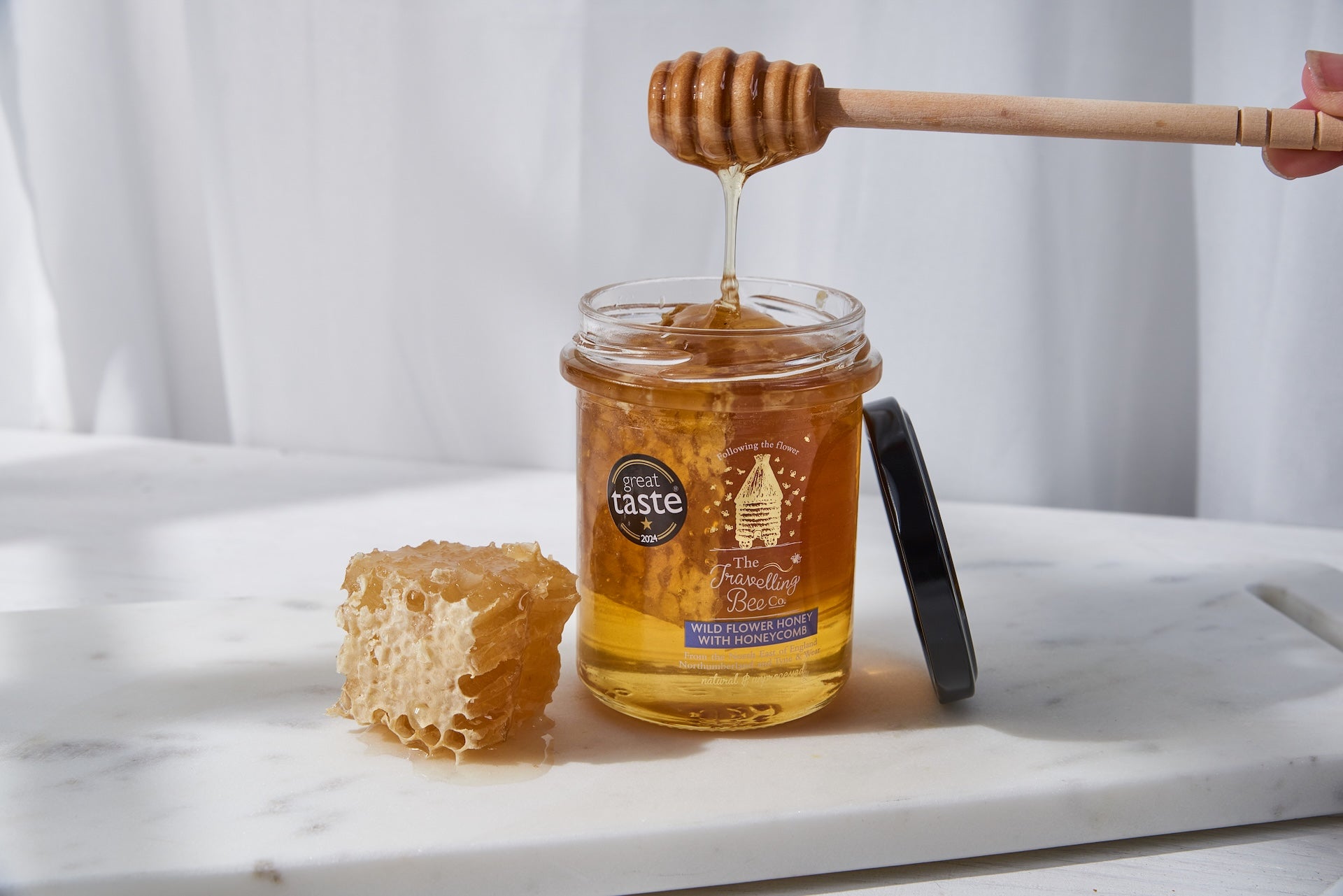 Wild Flower Honey with Honeycomb