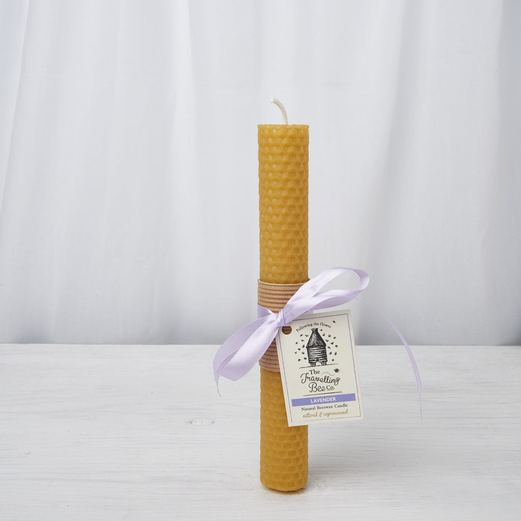 Beeswax Lavender Candle