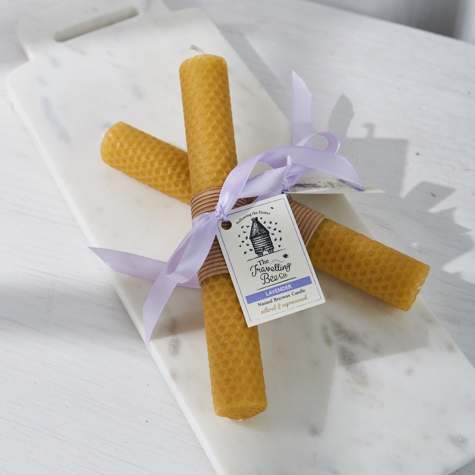 Beeswax Lavender Candle