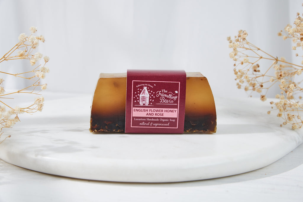 English Flower Honey and Rose Soap